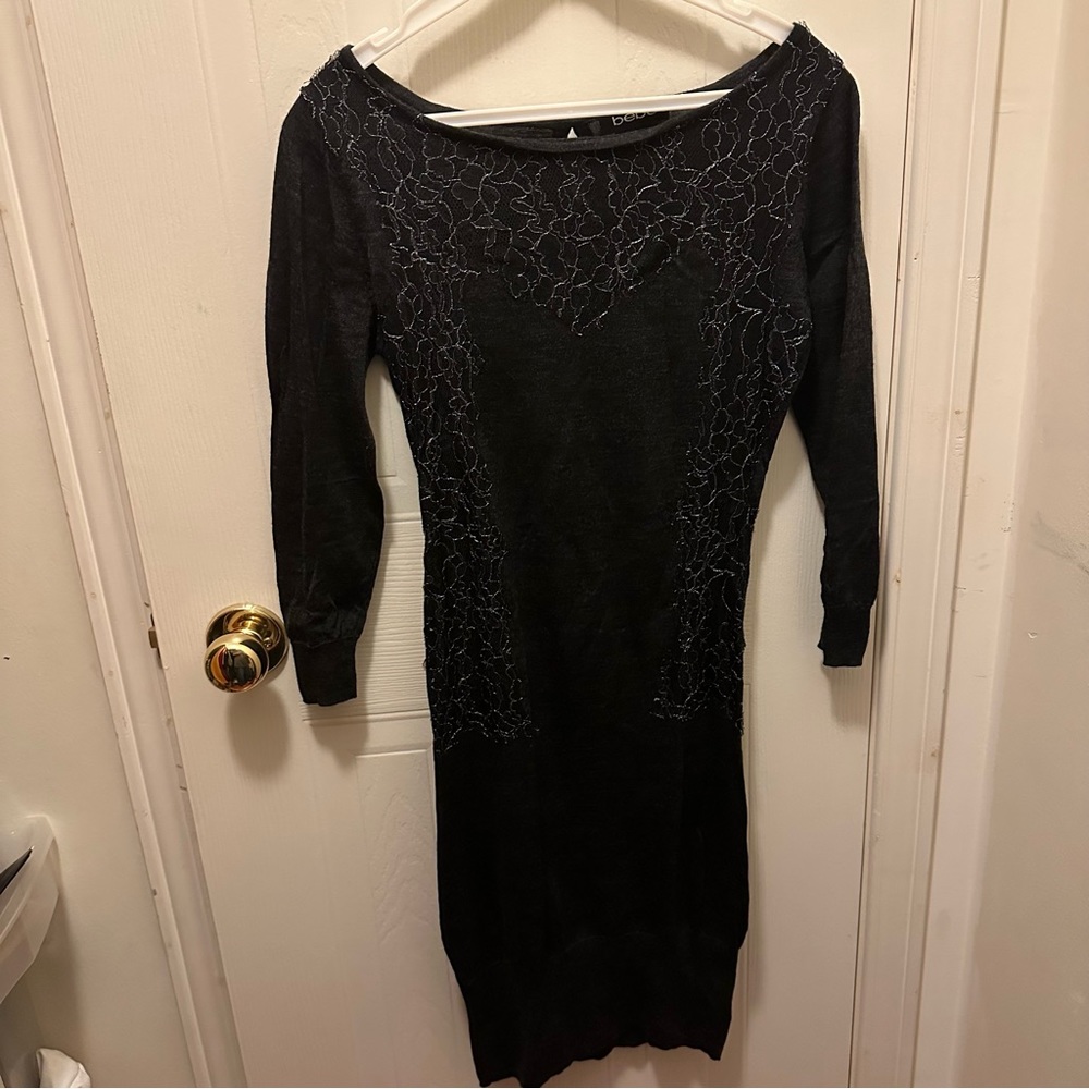 BEBE DRESS 100% Merino Wool